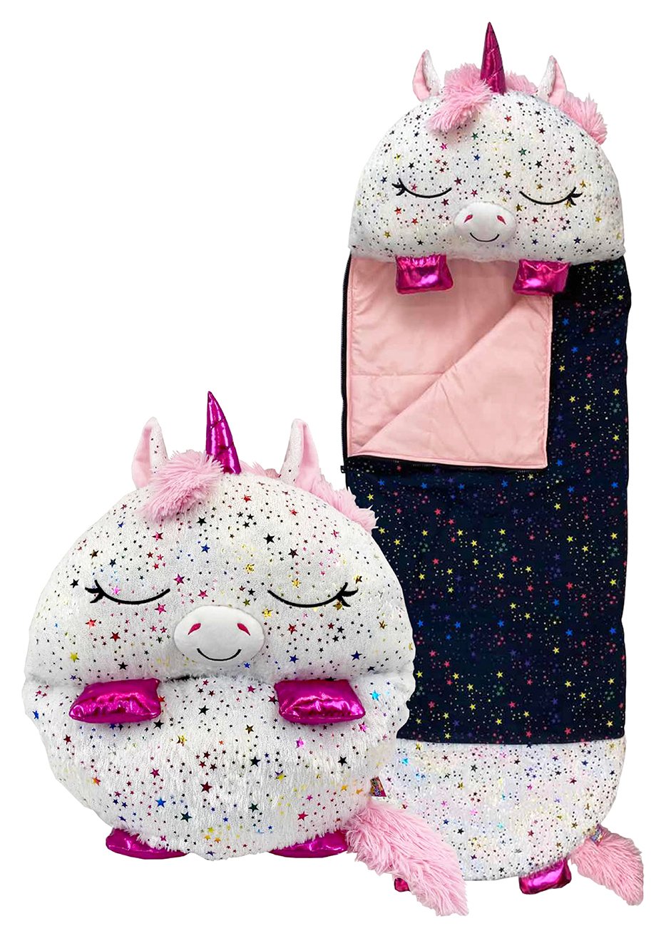 Happy Nappers Shimmer Unicorn Large Sleeping Bag