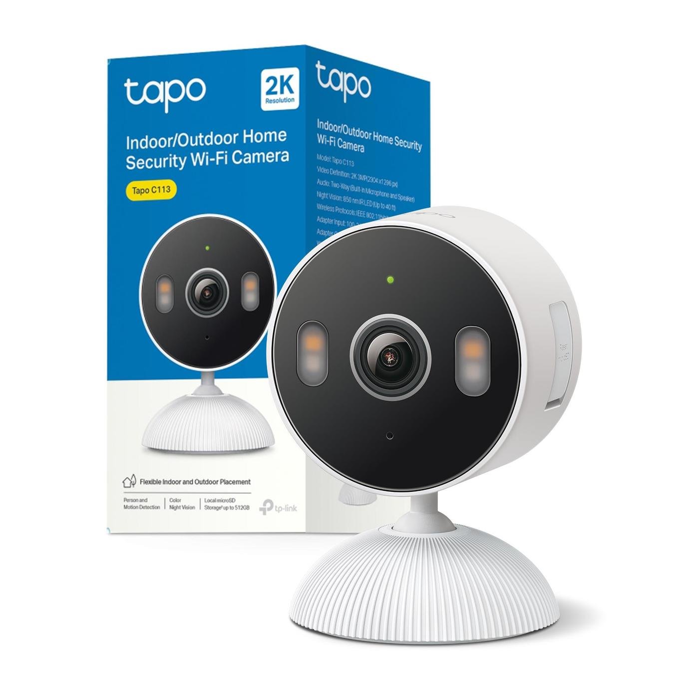 Tapo C113 2K 3MP Outdoor Security Wi-Fi Camera Local Storage