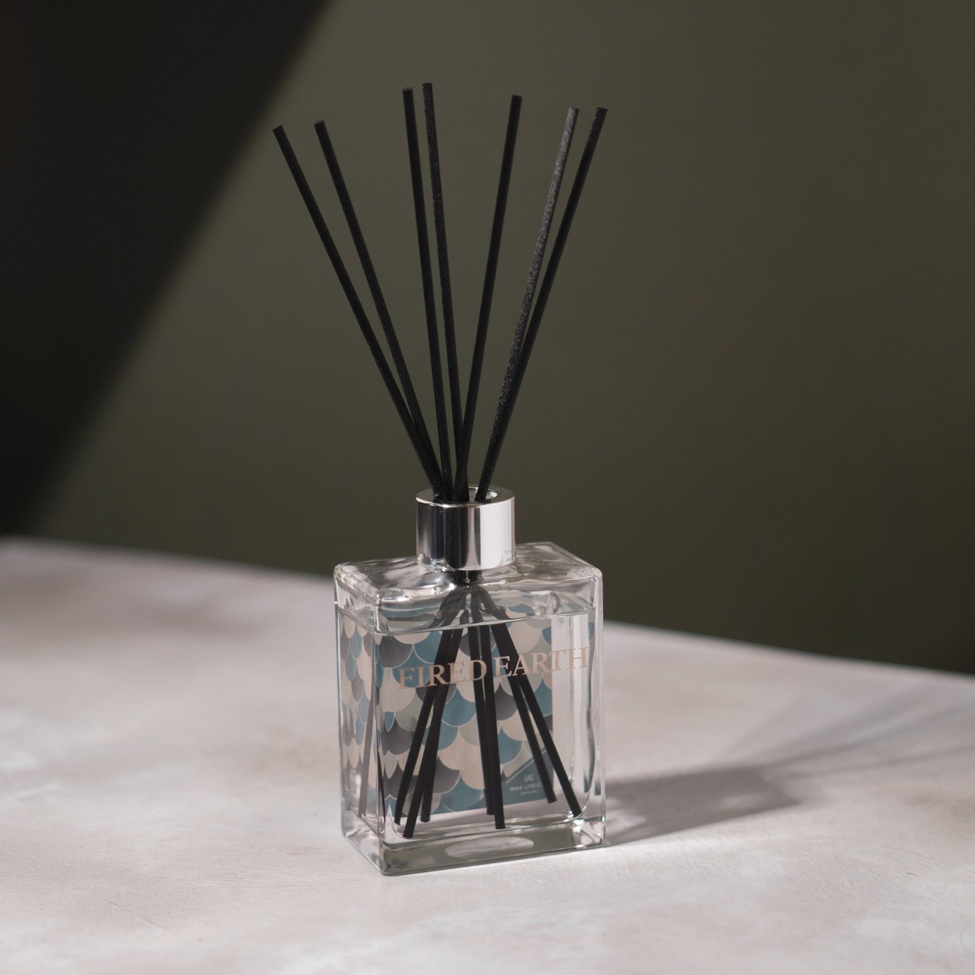 Fired Earth 180ml Reed Diffuser - Green Tea & Bergamot