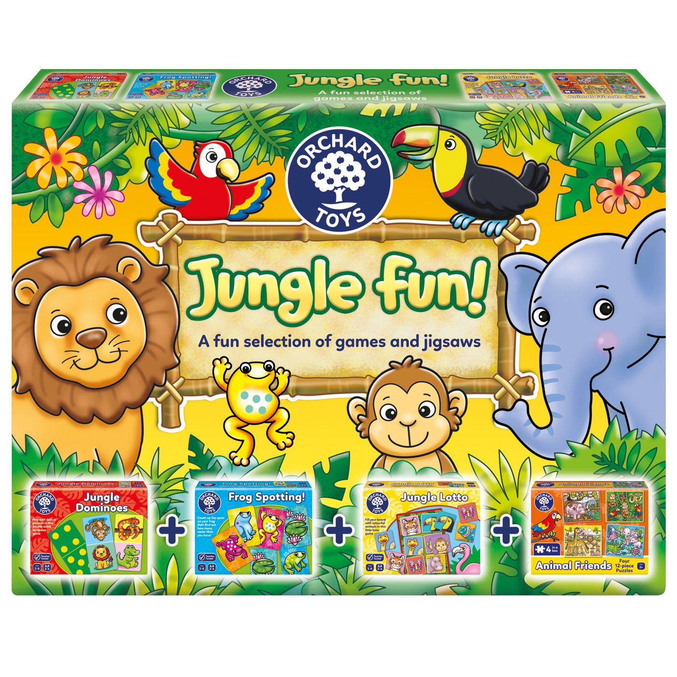 Orchard Toys Jungle Themed Games And Jigsaw Puzzles 