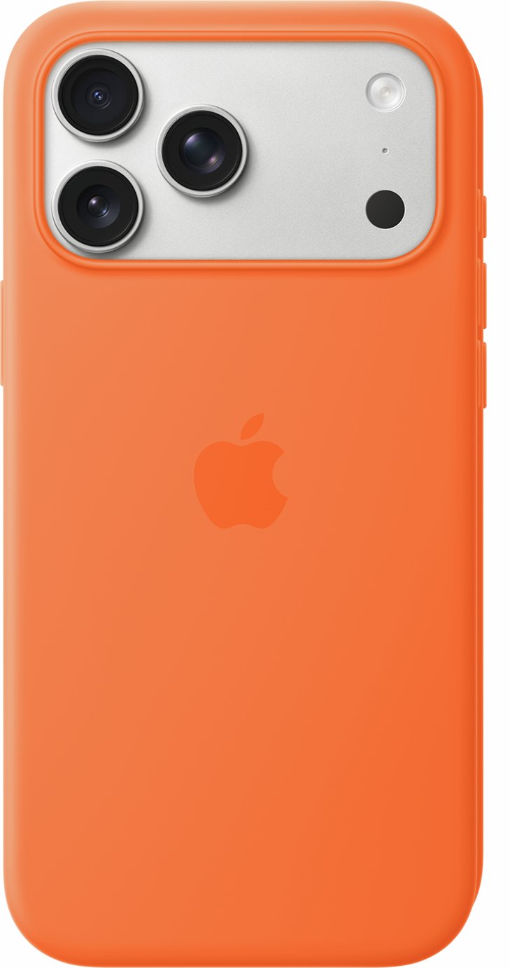 Buy Apple iPhone 17 Pro Max Silicone Case MagSafe Orange