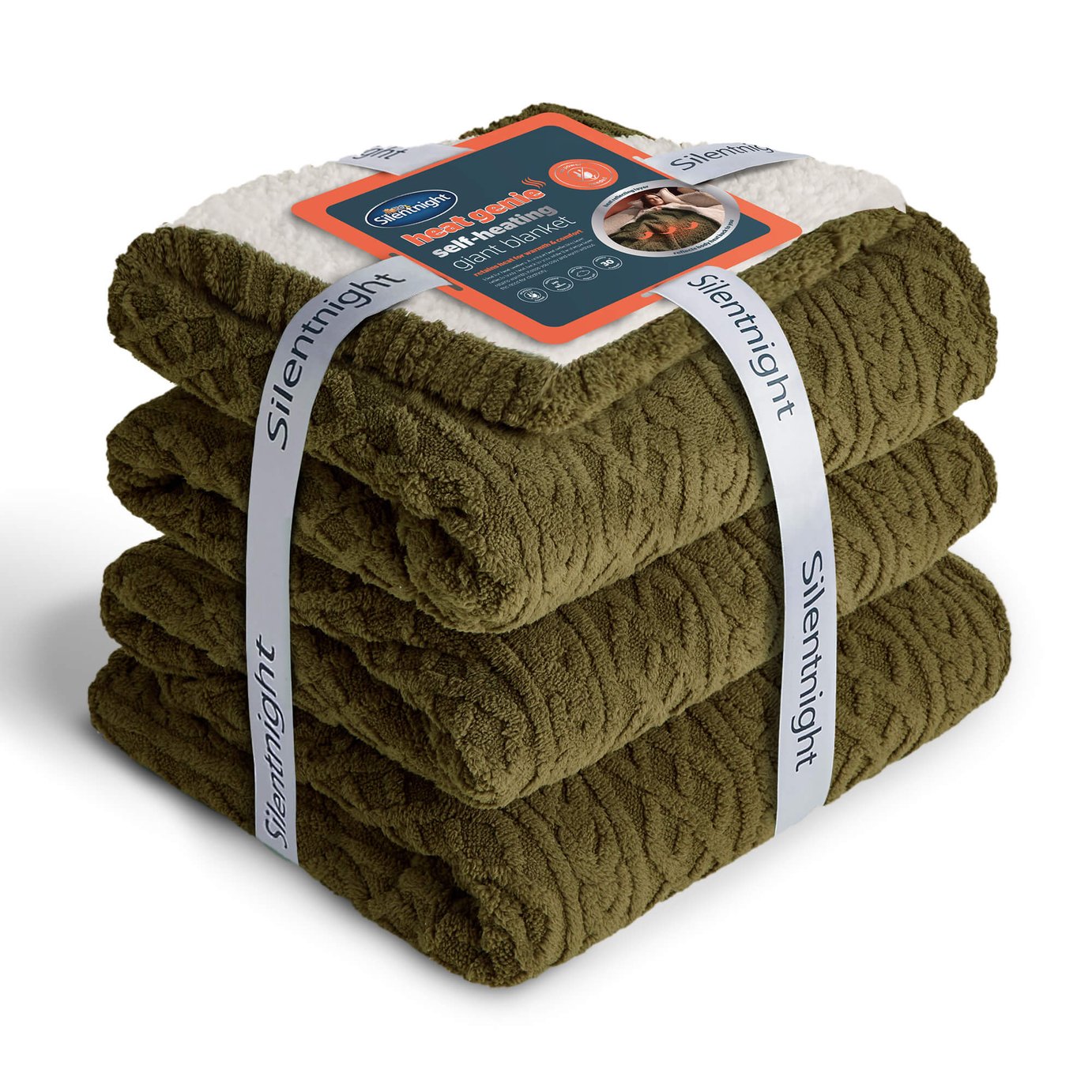 Silentnight Heat Genie Self-Heating Giant Blanket