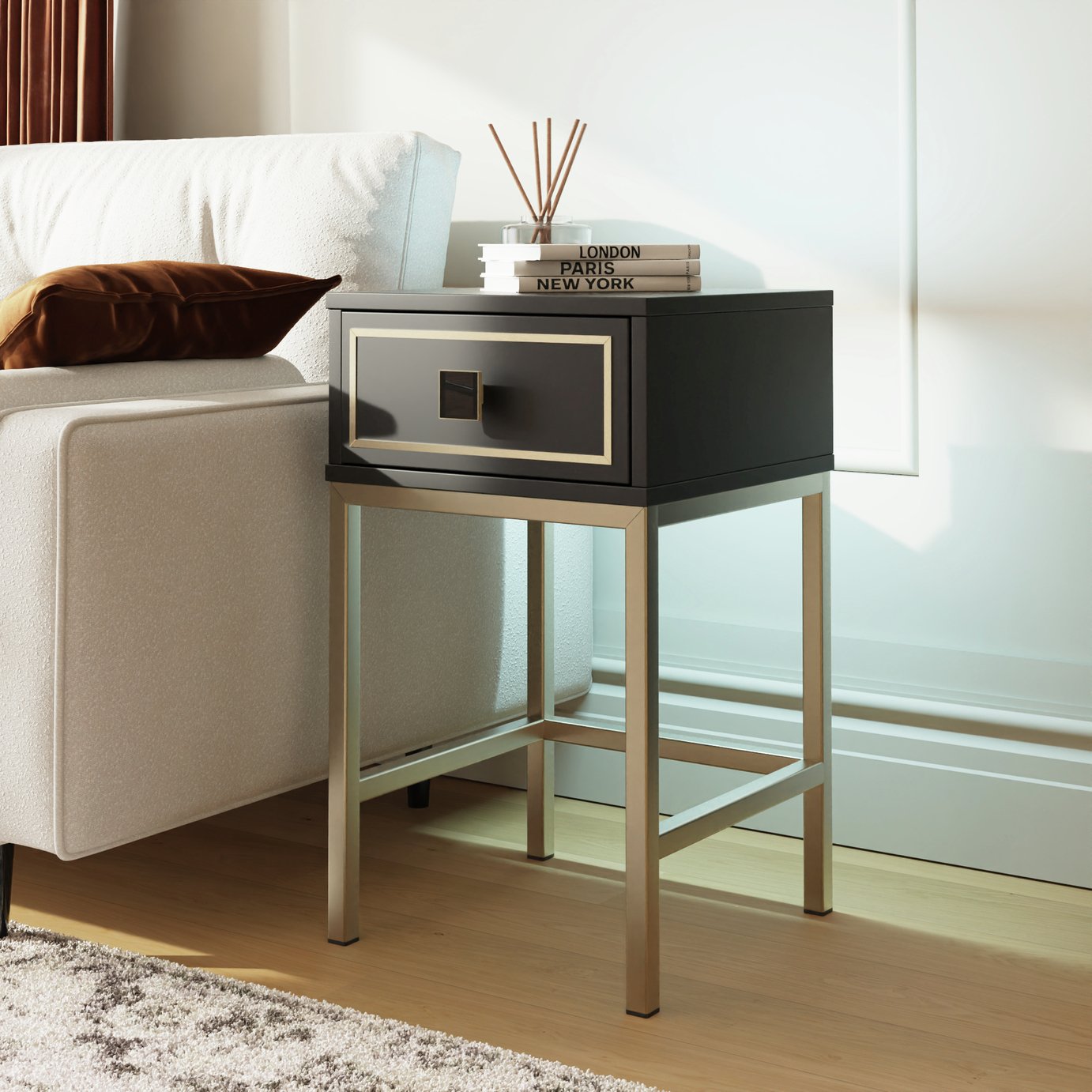 Frank Olsen Mia 1 Drawer Lamp Table