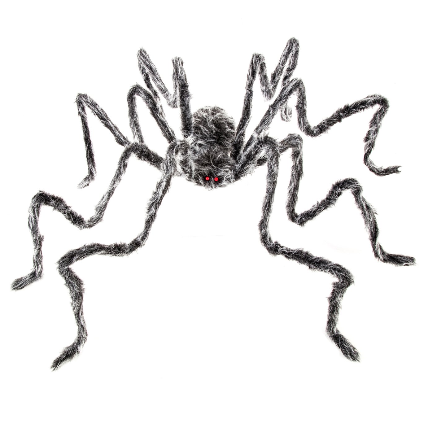 Premier 2.3m  Giant Grey Furry Spider Halloween Decoration