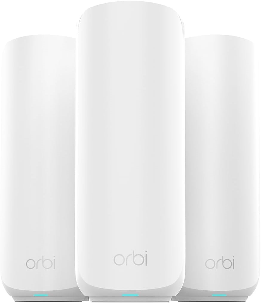NETGEAR Orbi Dual-Band Wi-Fi 7 RBE373 Mesh System - 3 Pack