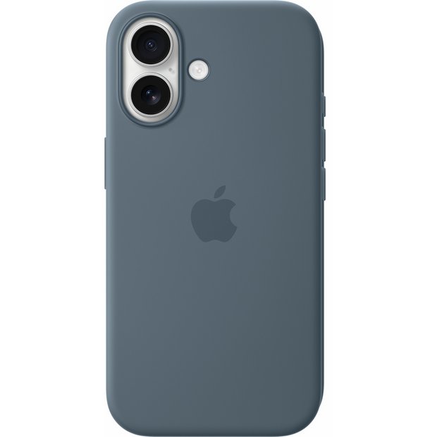 Buy Apple iPhone Silicone Case with MagSafe Anchor Blue Mobile