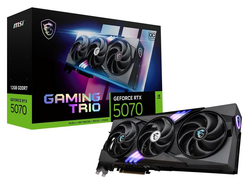 MSI GeForce RTX 5070 Gaming Trio OC 12GB Graphics Card