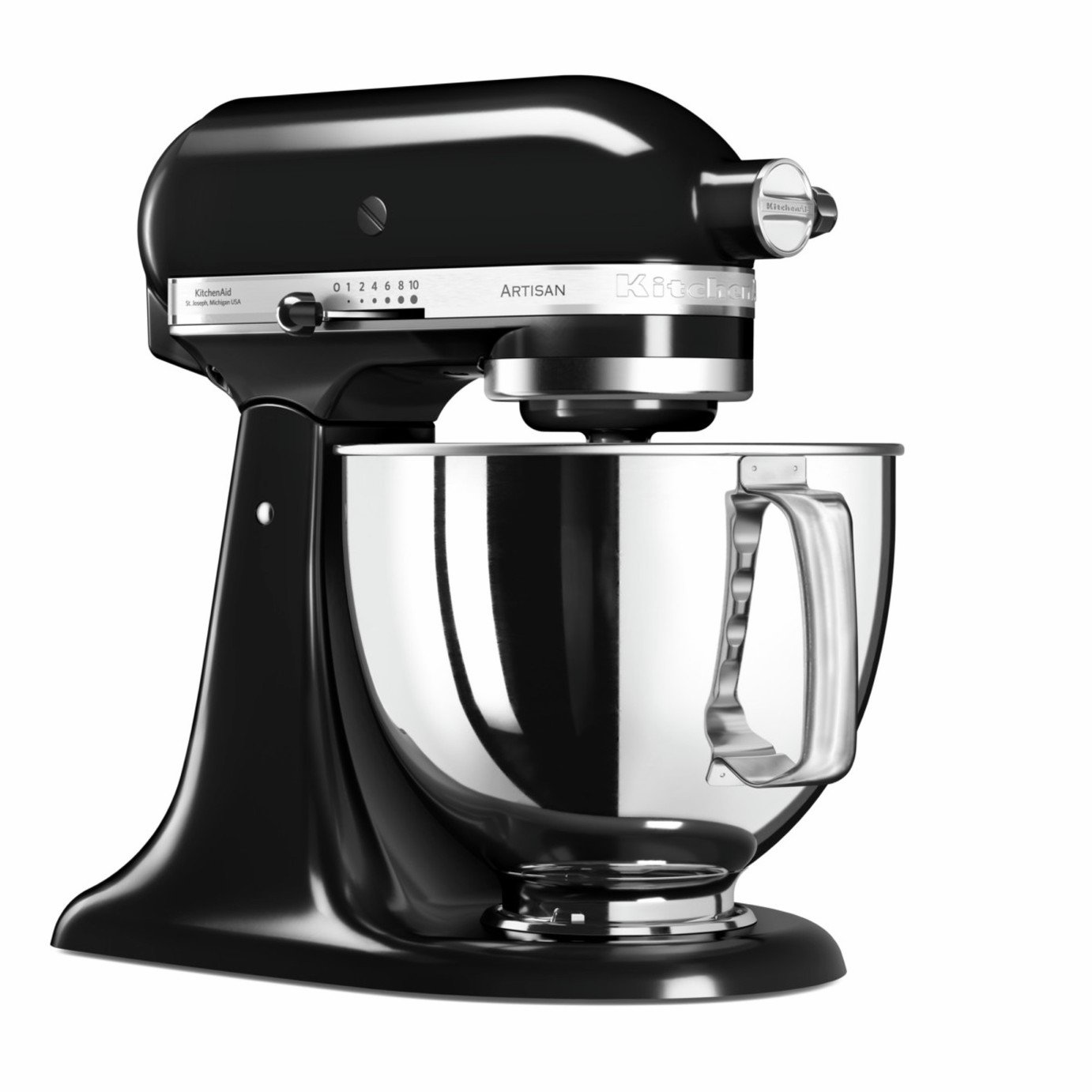 KitchenAid 5KSM125BOB Artisan 4.8L Stand Mixer - Black