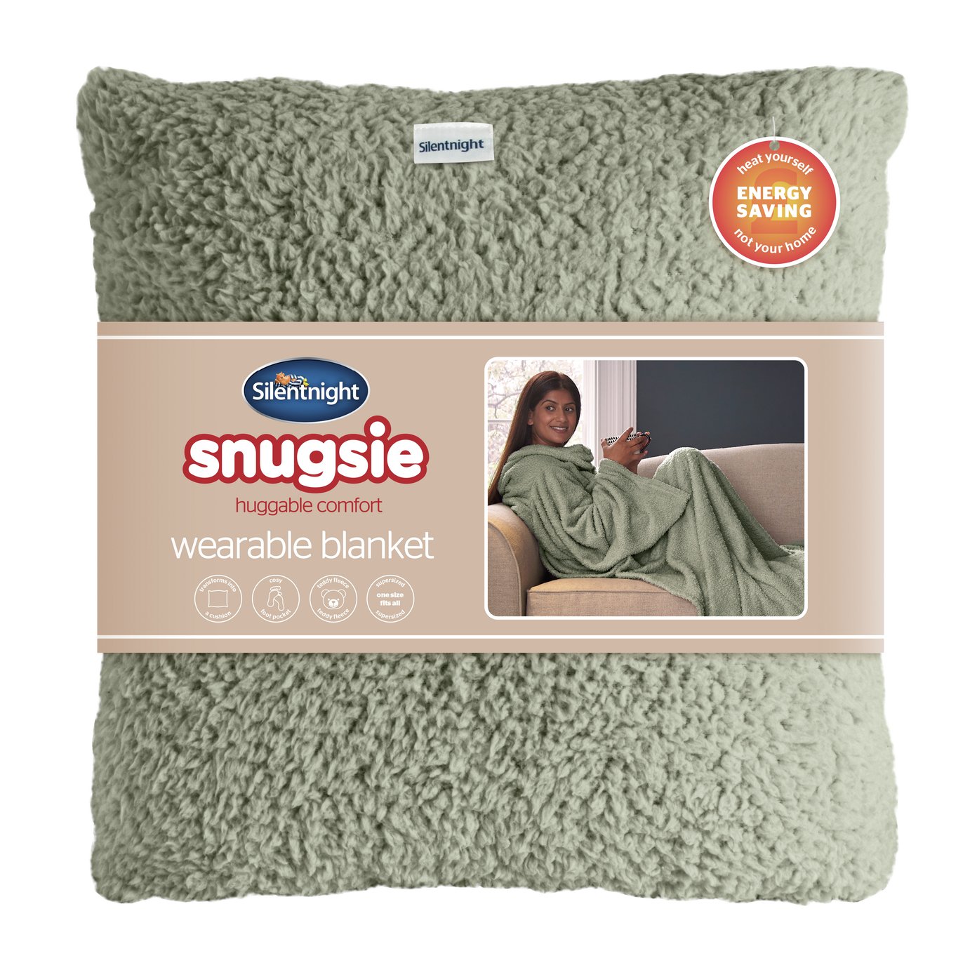 Silentnight Snugsie Wearable Blanket with Sleeves