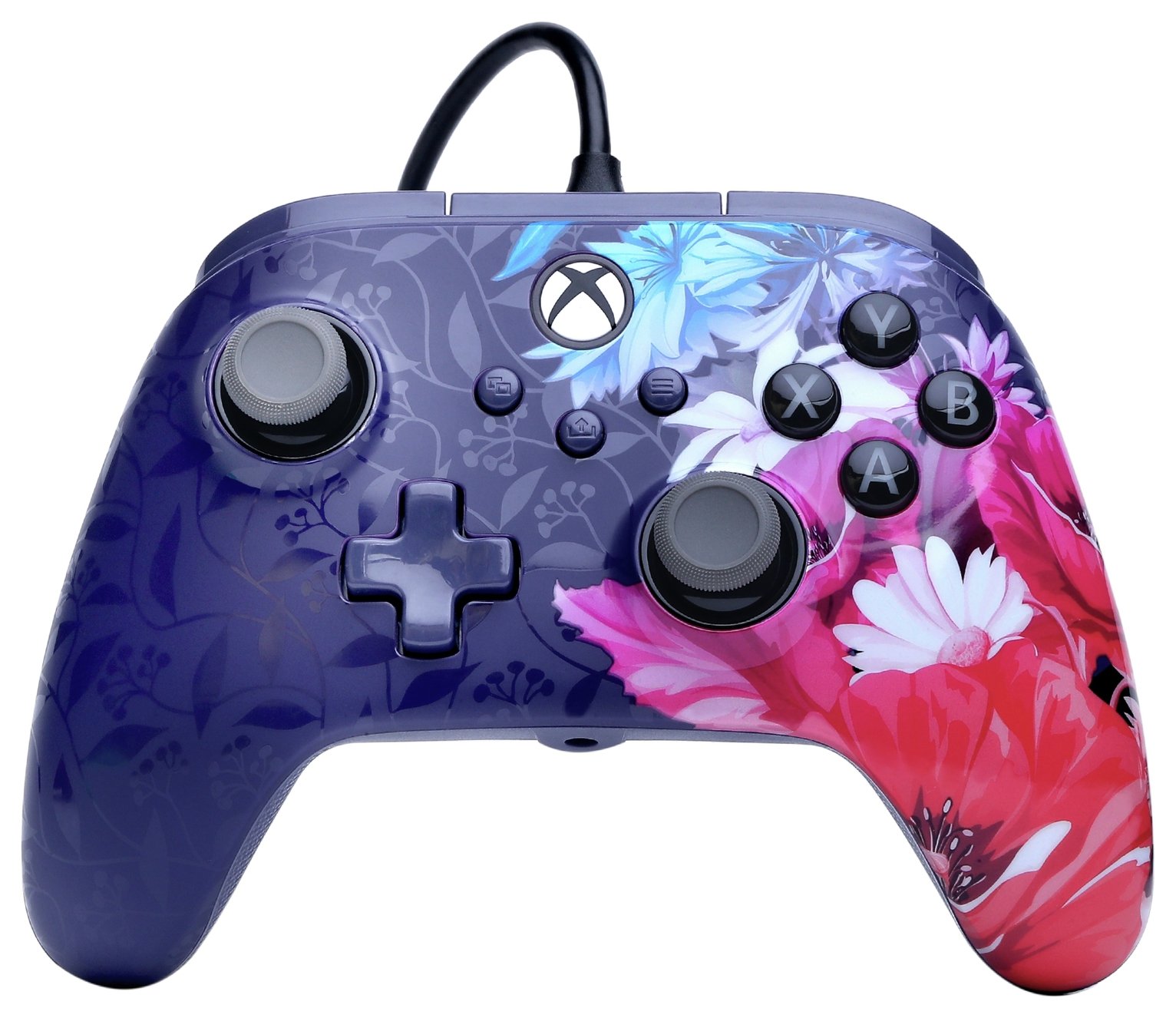 PowerA Advantage Plus Wired Xbox PC Controller Night Blossom
