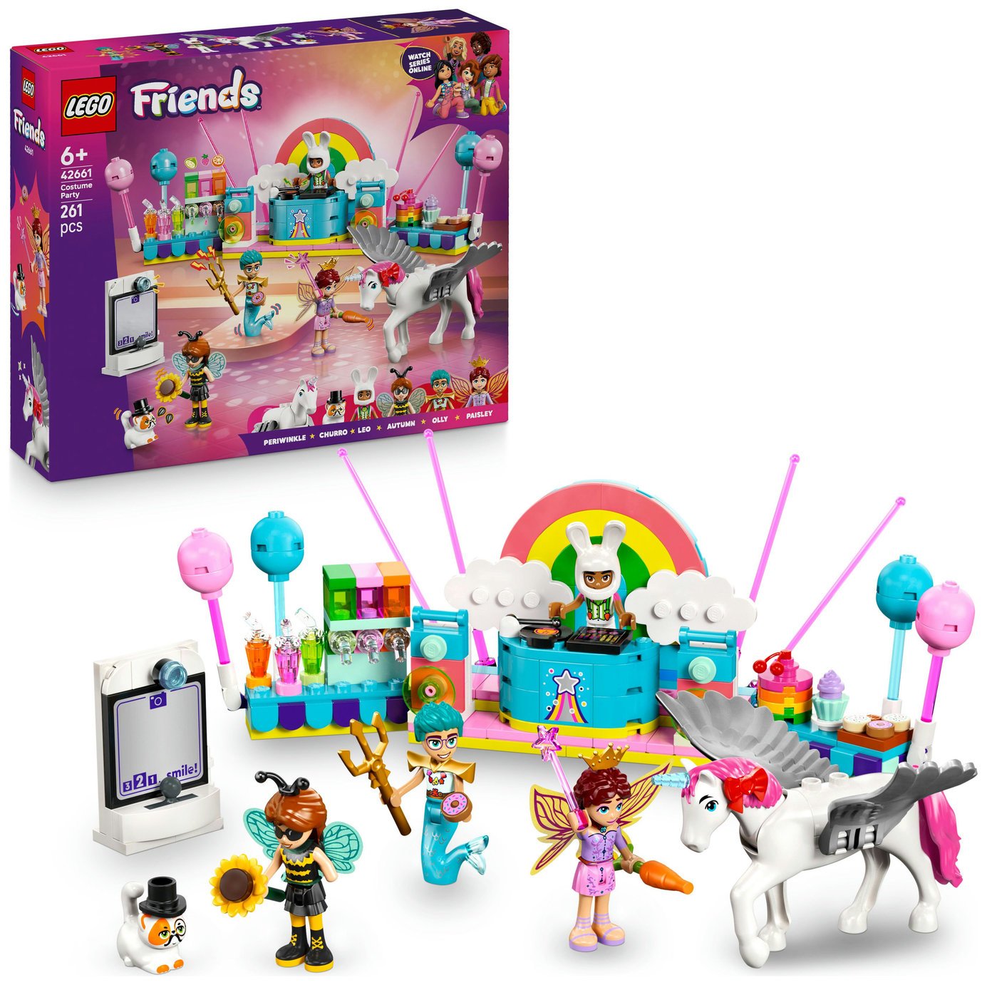 LEGO Friends Costume Party with Unicorn & Fairy Set 42661