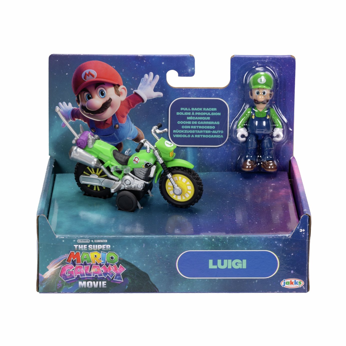 Super Mario Galaxy Movie 2.5 inches Luigi Playset