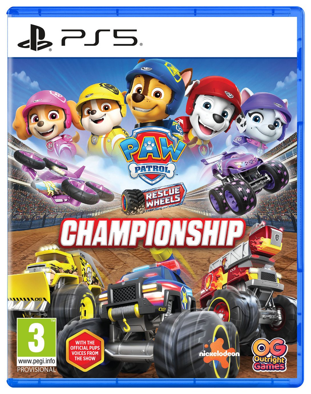 PAW Patrol Rescue Wheels: Championship PS5 Game