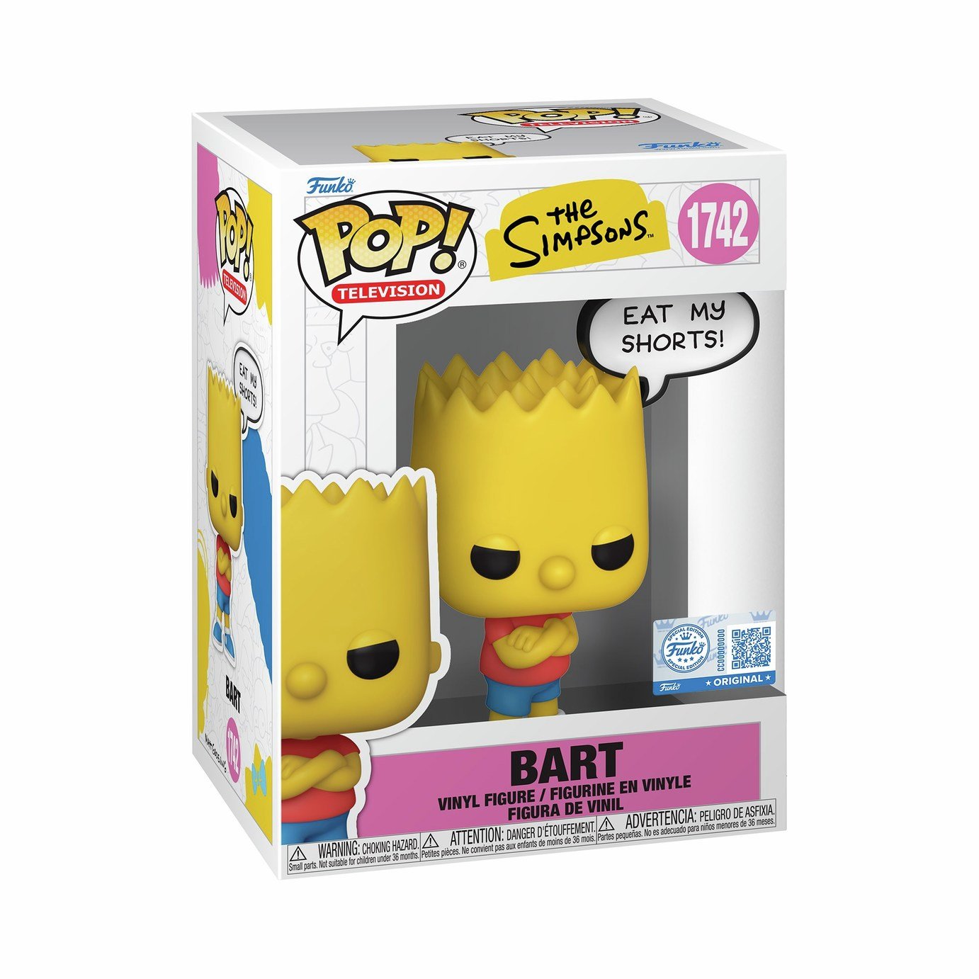 Funko POP! The Simpsons Bart 4.3 Inch Figure 