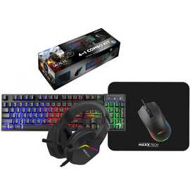 Maxx Tech 4-In-1 Combo Kit Gaming PC Bundle, Men of War Game
