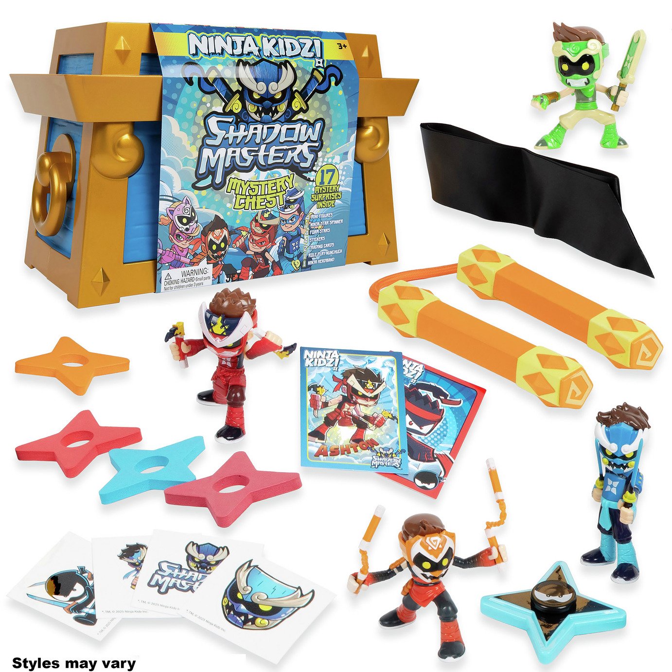 Ninja Kidz Shadow Masters Mystery Chest Collectible Toy