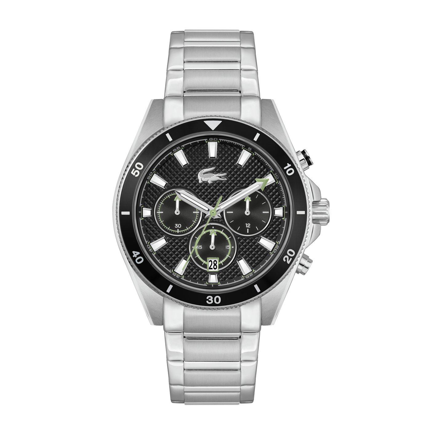 Lacoste Men's Silver Stainless Steel Bracelet Watch 