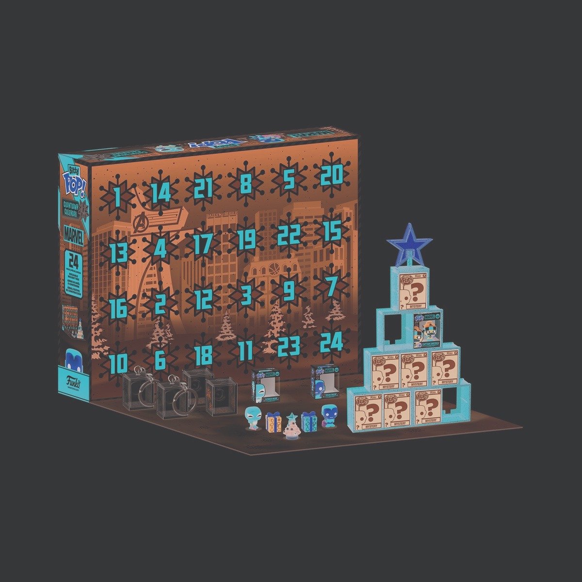 Funko Bitty POP! Calendar Marvel Comics Collectibles