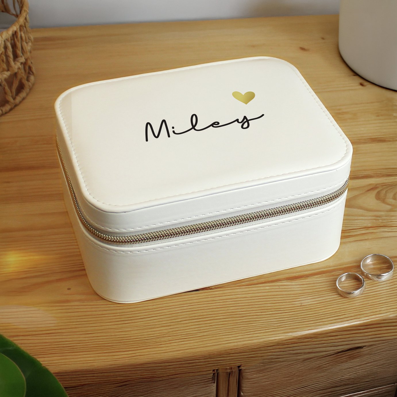 Personalised Message Travel Jewellery Box