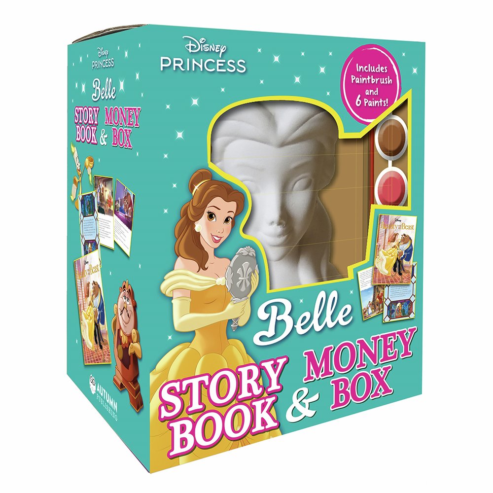 Disney Princess Belle Story Book and Money Box