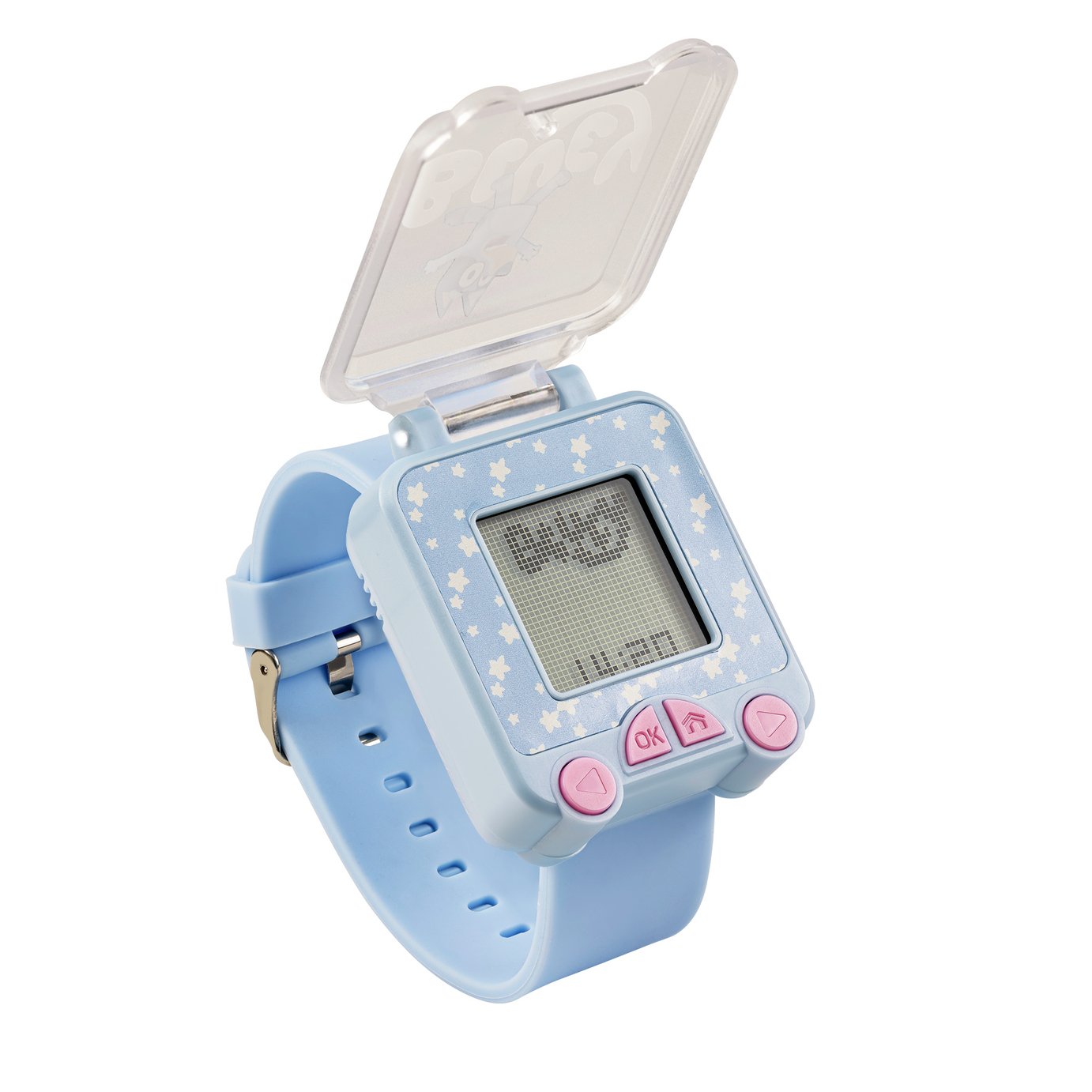 Bluey Interactive Blue Silicone Strap Watch