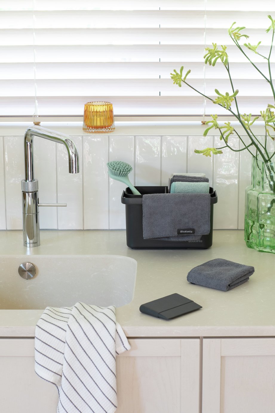 Brabantia SinkSide Cleaning Caddy Set - Dark Grey