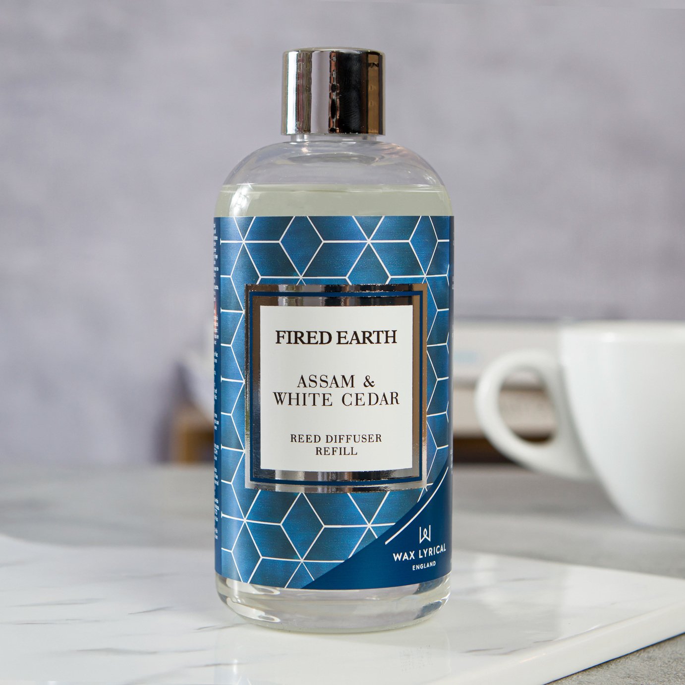 Fired Earth 200ml Reed Diffuser Refill - Assam & White Cedar