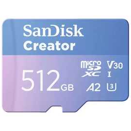 SanDisk Creator 190MBs microSD UHS-I Memory Card - 512GB