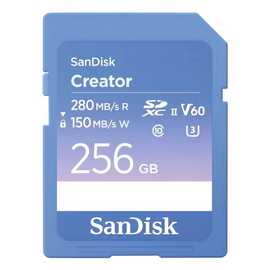 SanDisk Creator 280MBs SD UHS-II Memory Card - 256GB