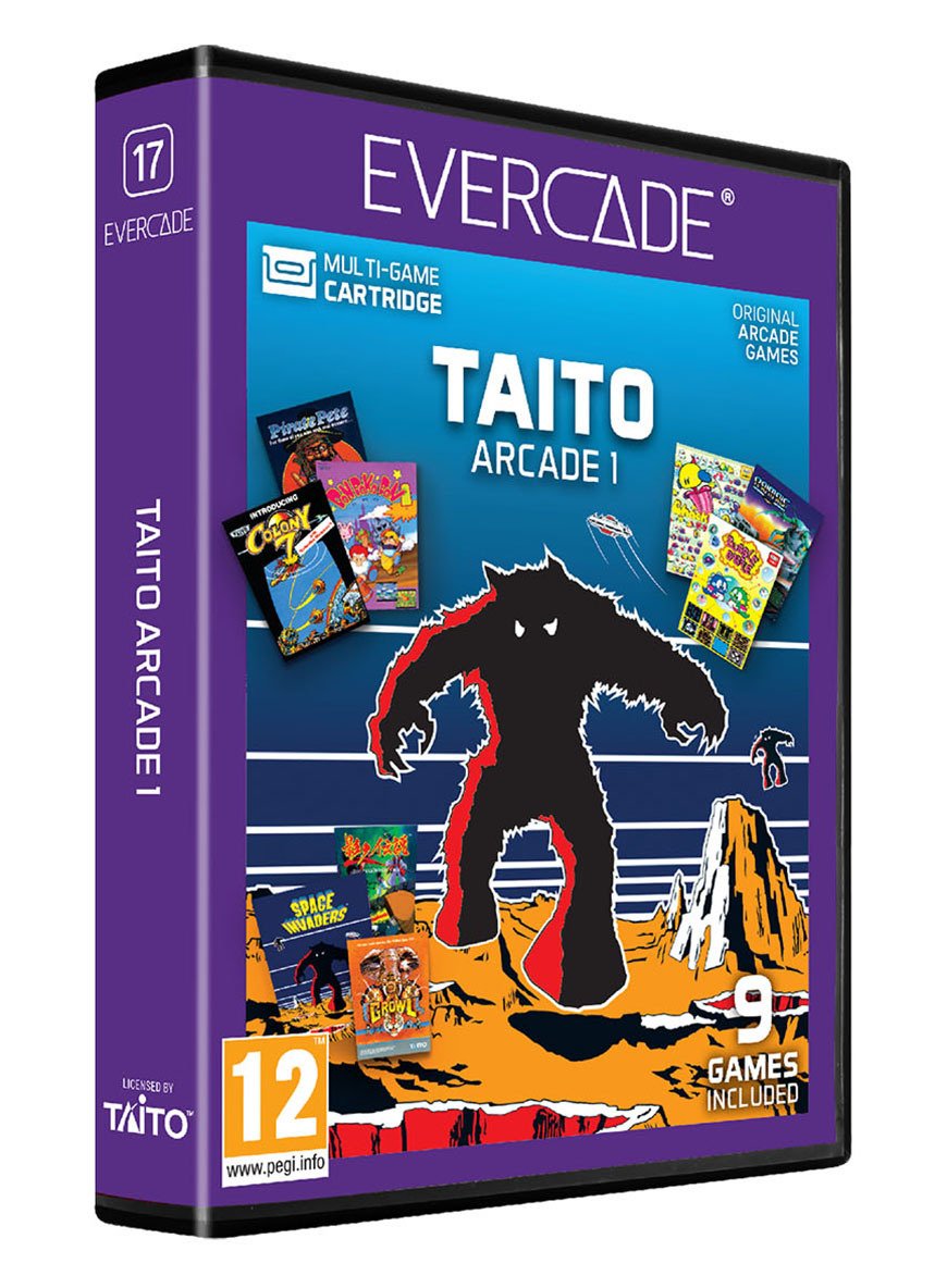 Evercade TAITO Arcade 1 Multi-Game Cartridge