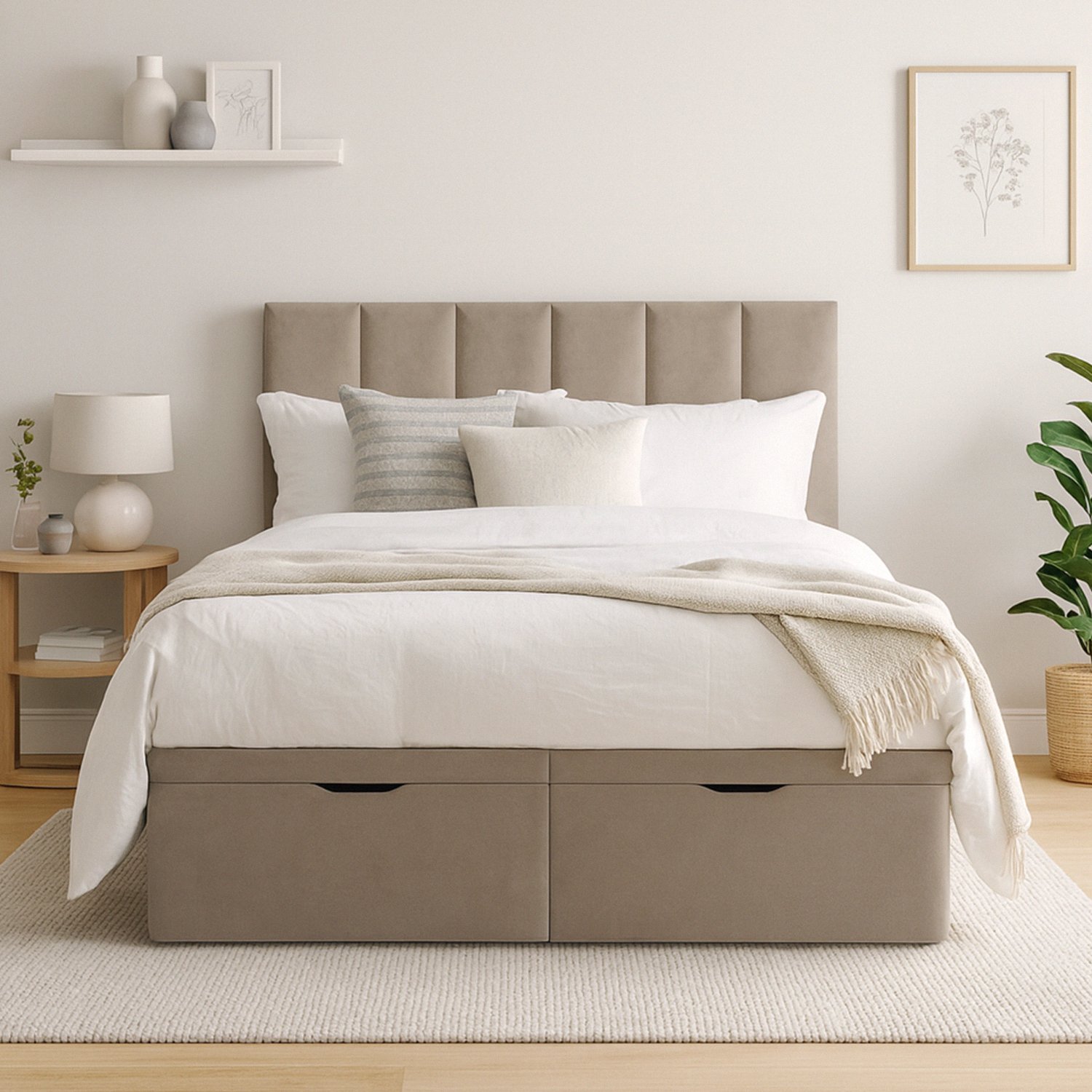 Millbrook Piper Superking End Lift Ottoman Bed