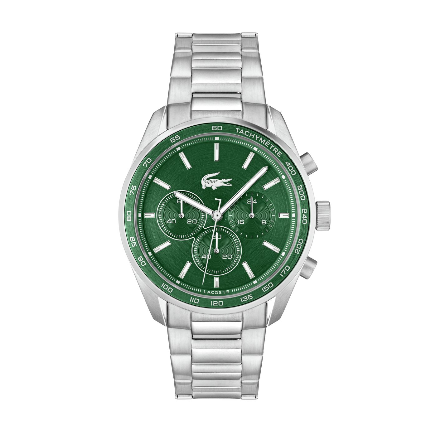 Lacoste Men's Silver Stainless Steel Bracelet Watch