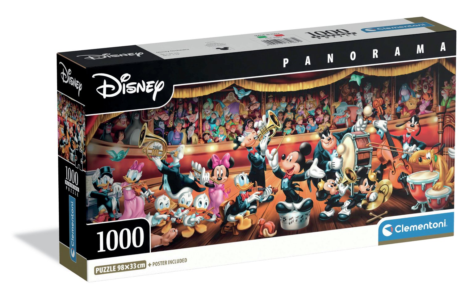 Clementoni Disney 1000 Piece Panorama Puzzle