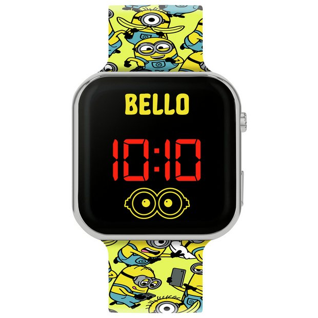 Buy Kids Minions Printed Yellow Strap LED Digital Watch Kids watches Argos