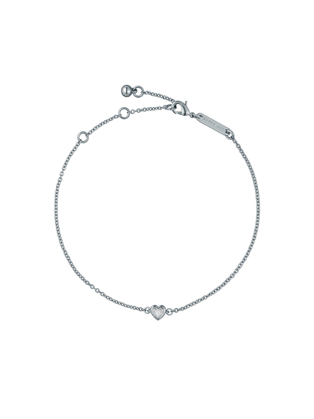 Ted Baker Crystal Halle Heart Adjustable Bracelet