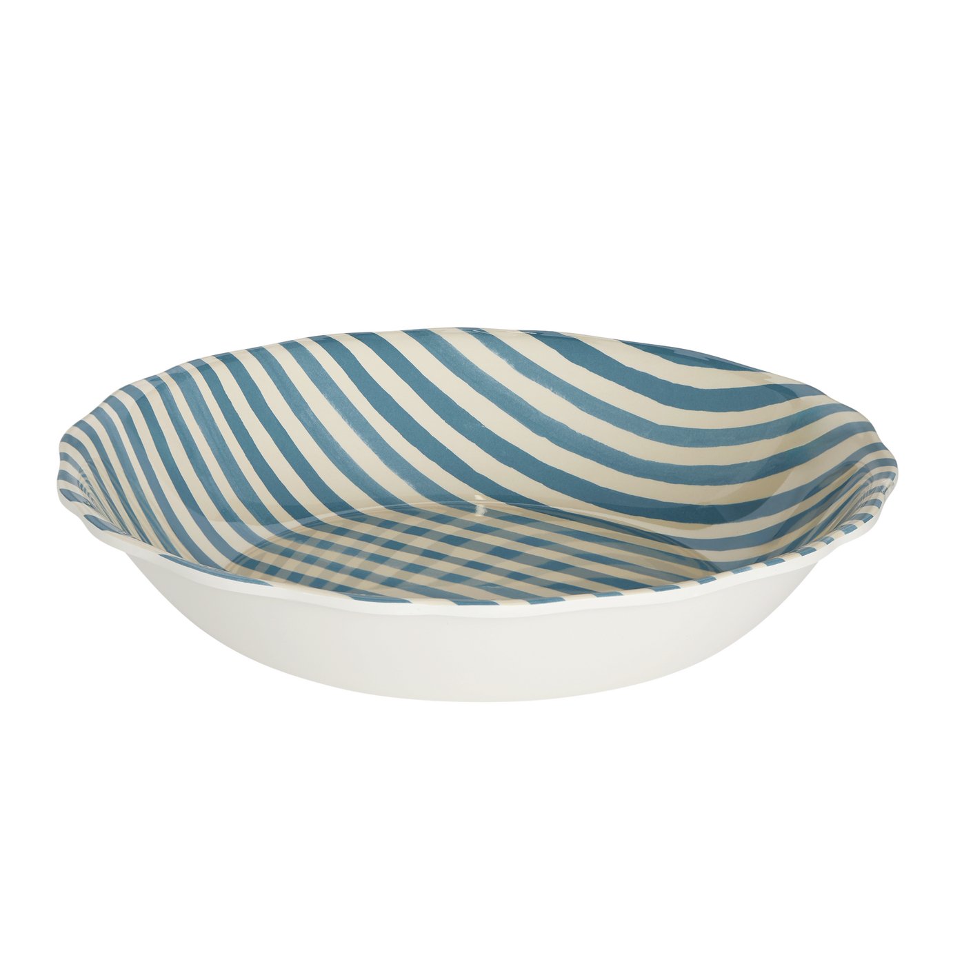 Argos Home Melamine Serving Bowl - Blue