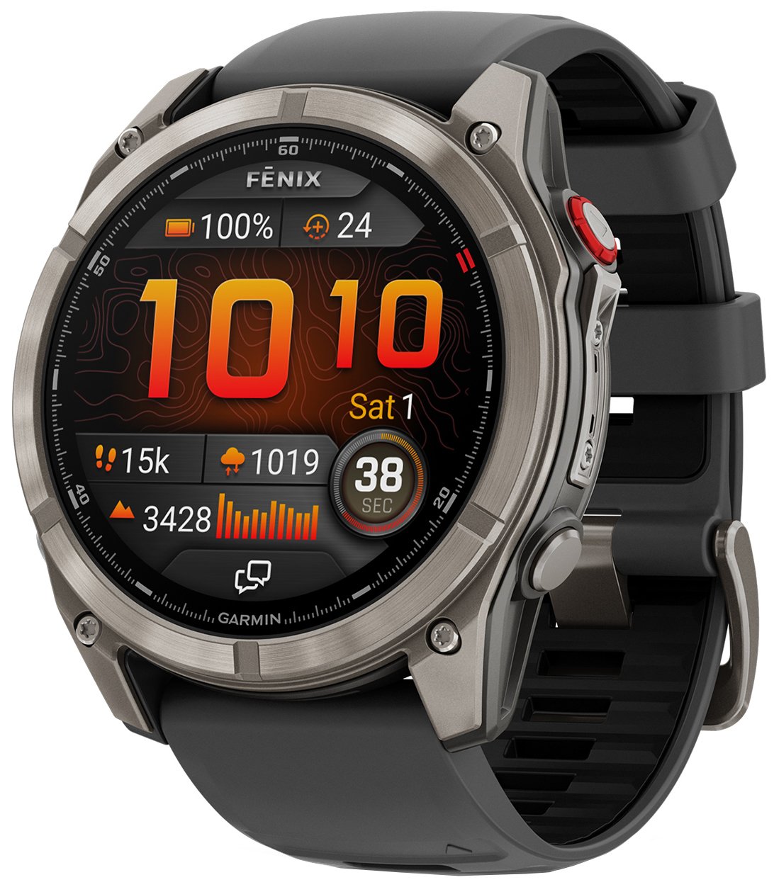 Garmin Fenix 8 Pro 51mm Sports Smart Watch - Graphite/Black