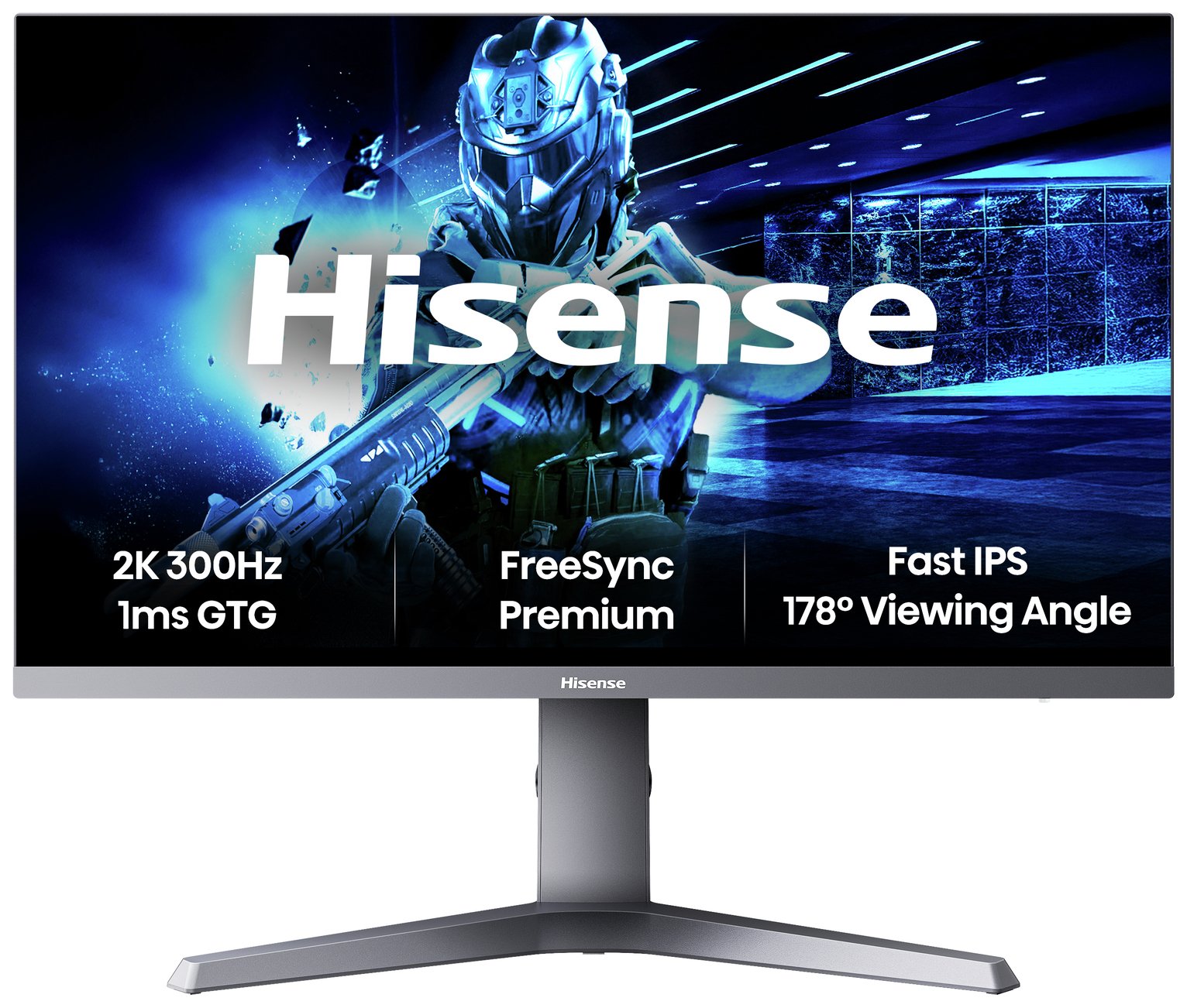 Hisense 27G6QUK 27 Inch 300Hz IPS QHD Gaming Monitor