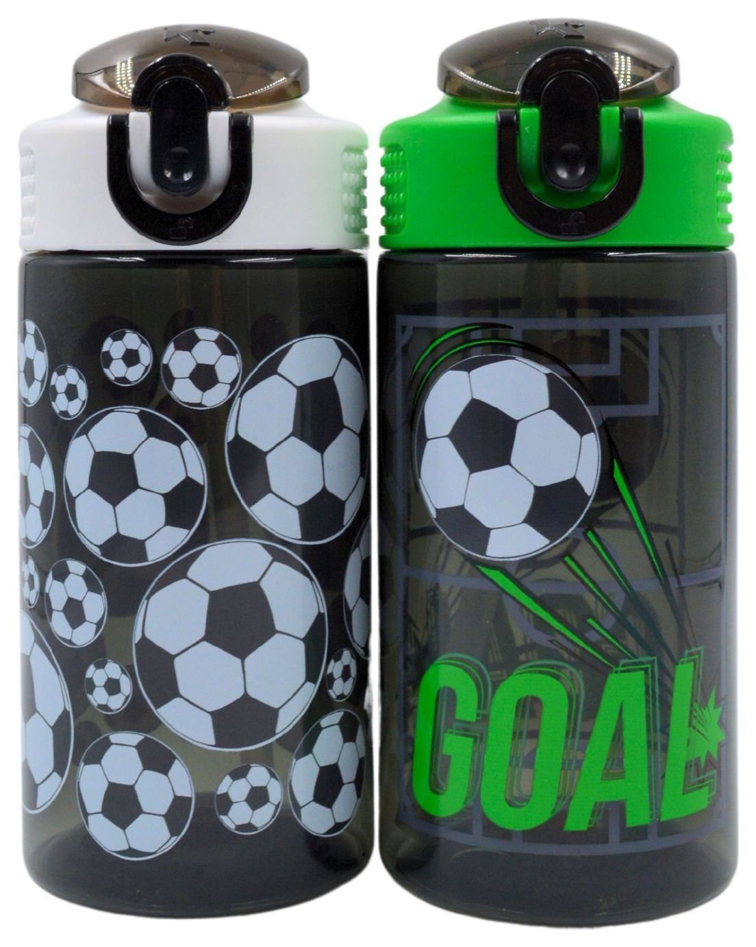Hox Pack of 2 Football Water Bottles - 500ml