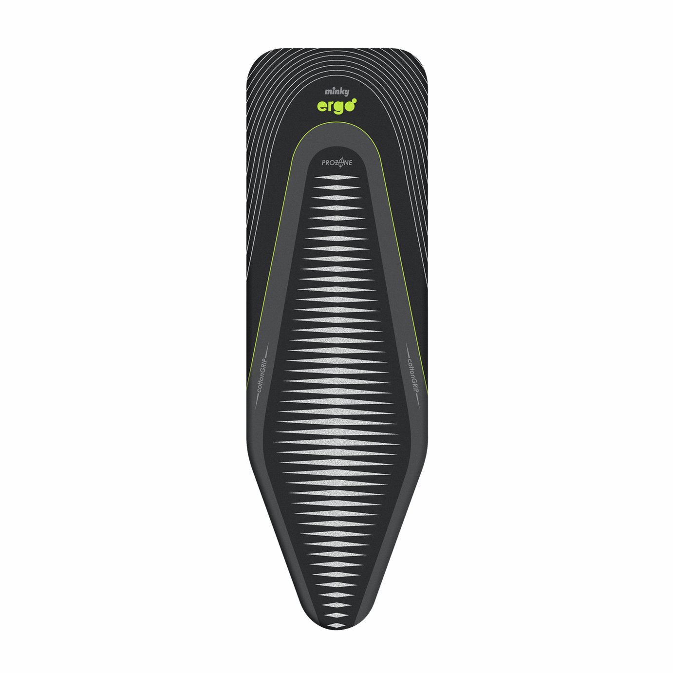 Minky 122x38cm Ergo Ironing Board Cover – Black