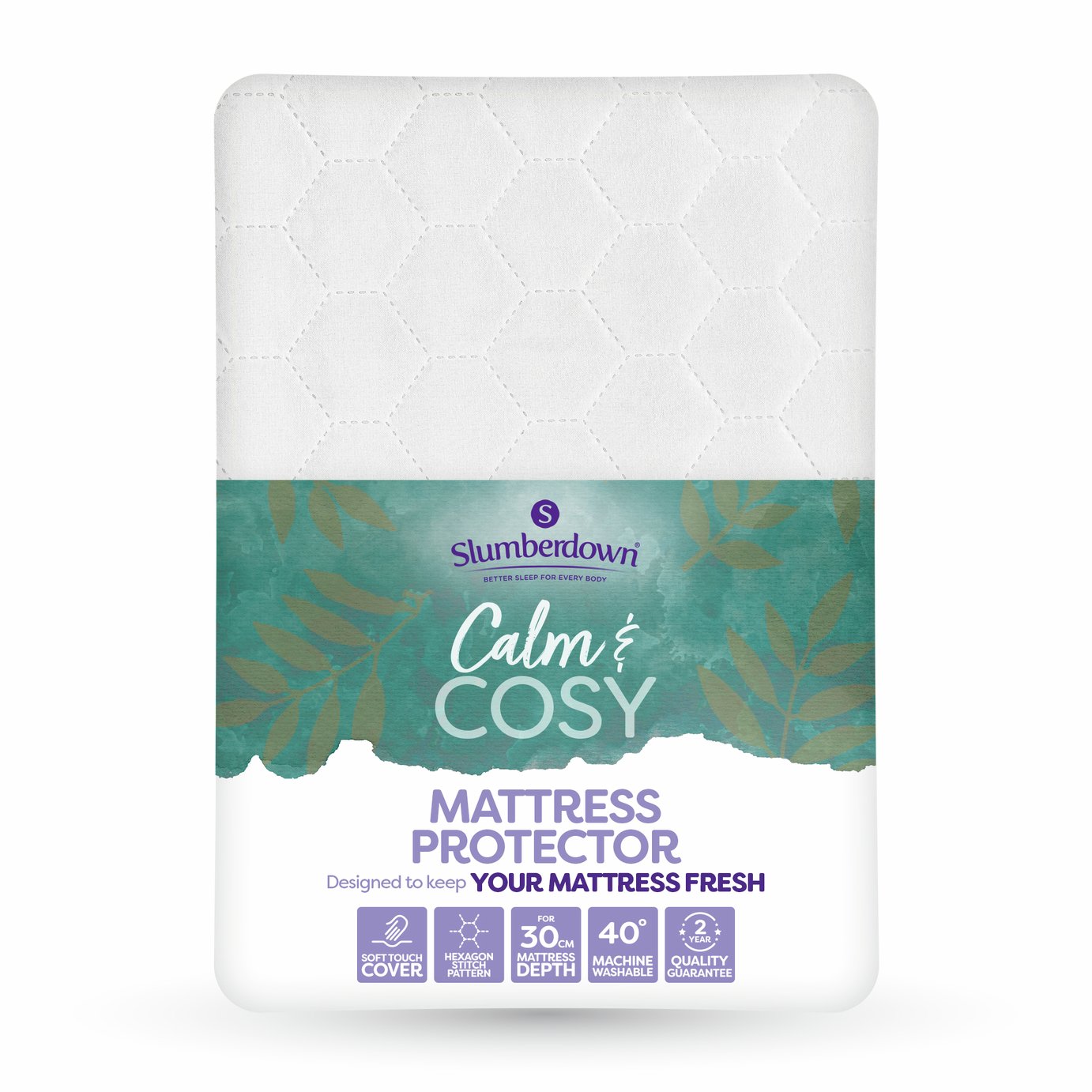 Slumberdown Calm & Cosy Mattress Protector - Superking