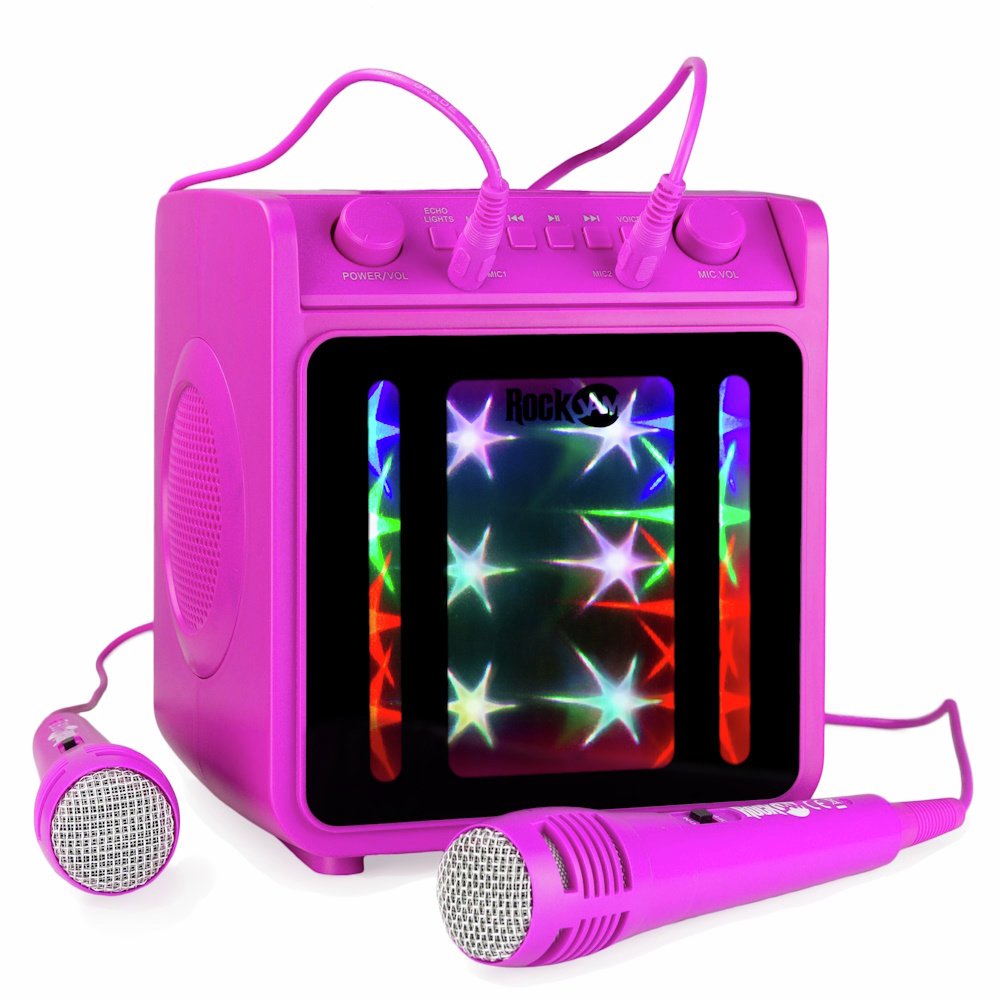 RockJam SingCube 10Watt Bluetooth Karaoke Machine - Two Mics