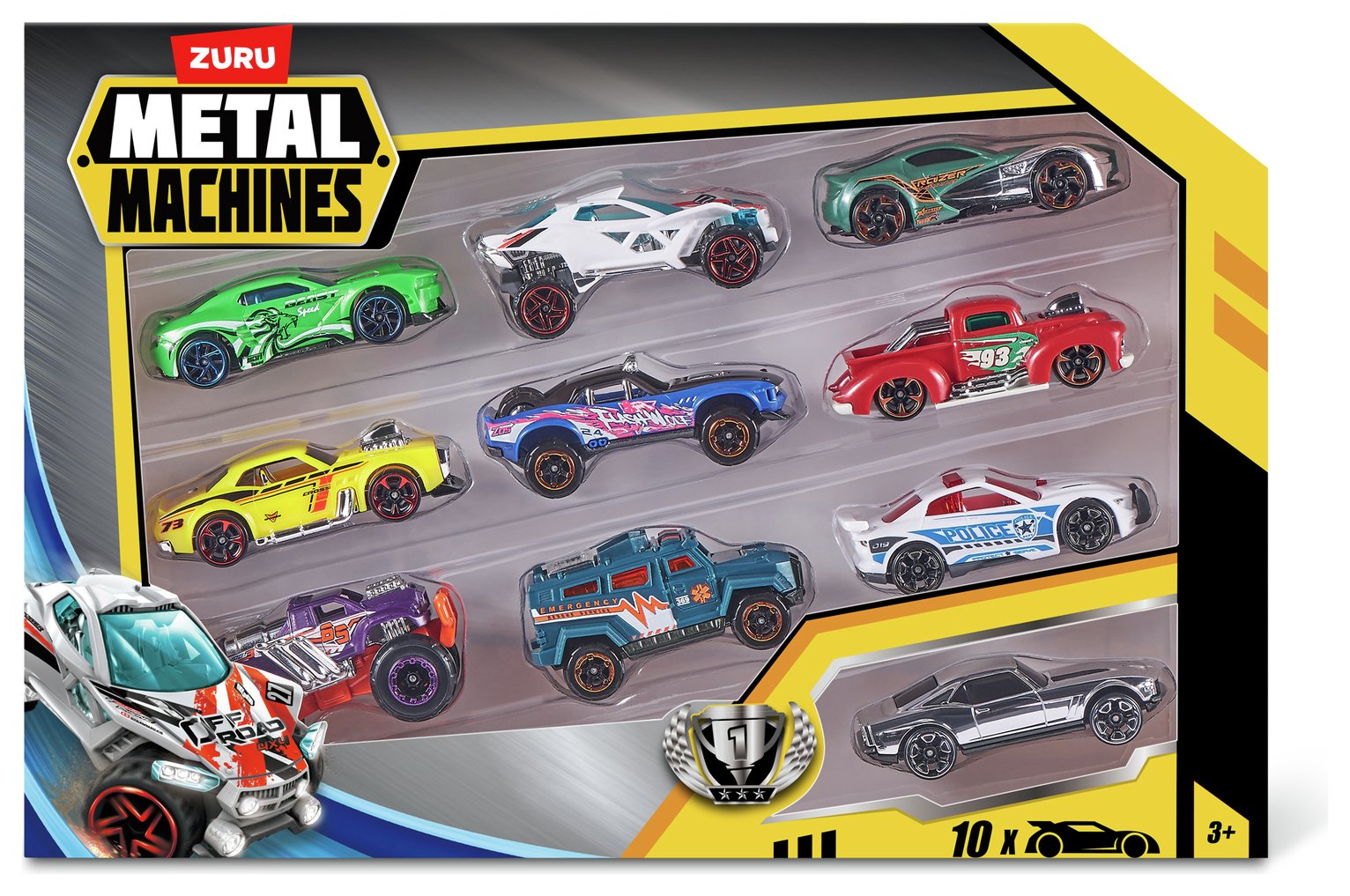 Zuru Metal Machines S2 Cars 10 Pack
