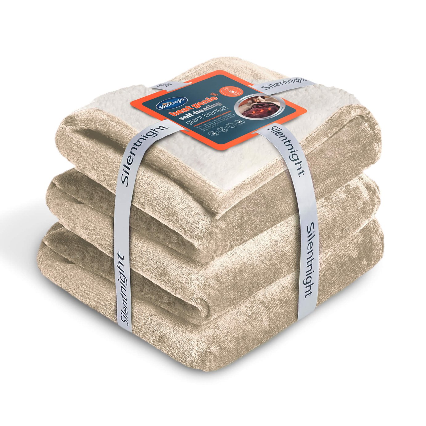 Silentnight Heat Genie Self-Heating Giant Blanket