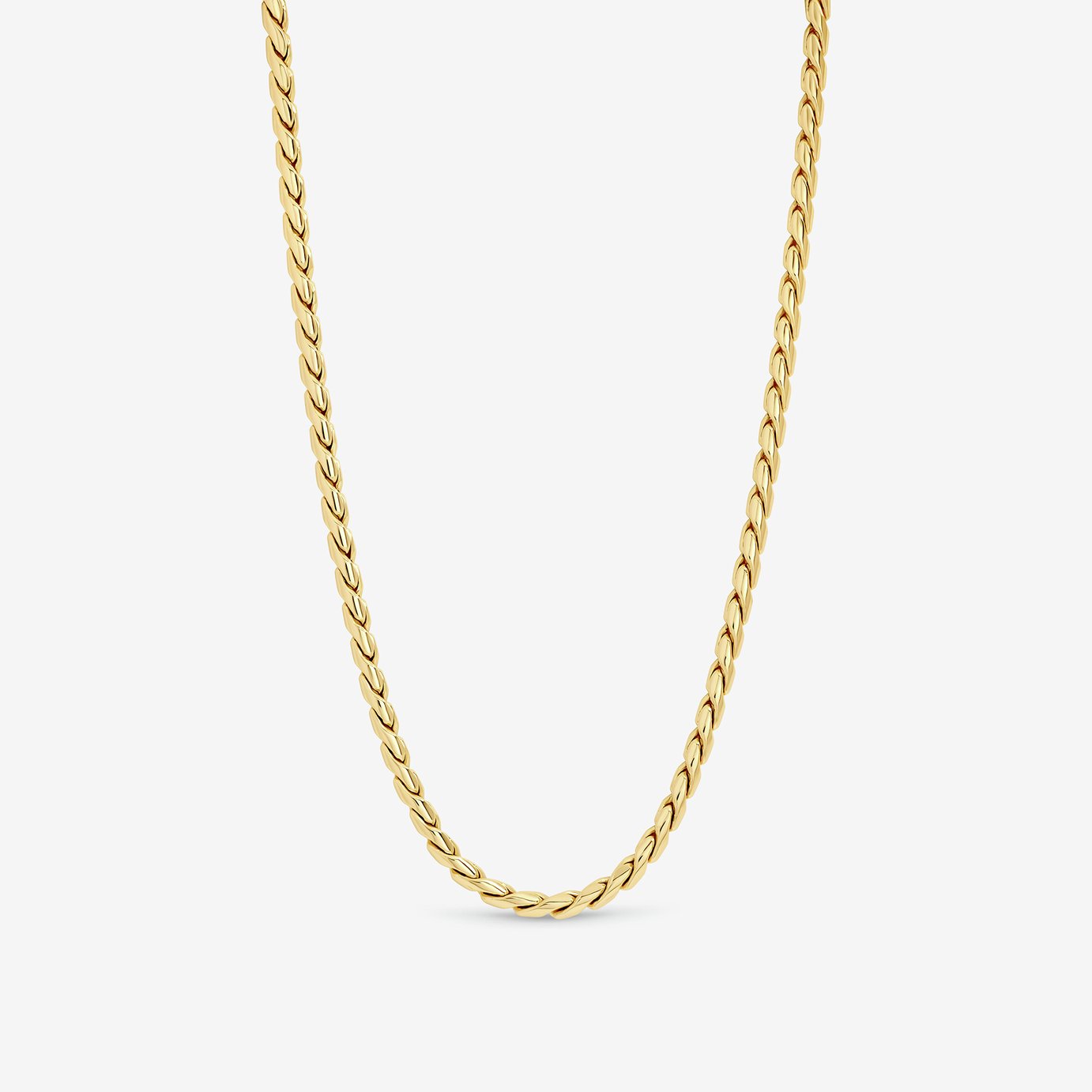 Jon Richard Gold Plated Twist Chain Necklace