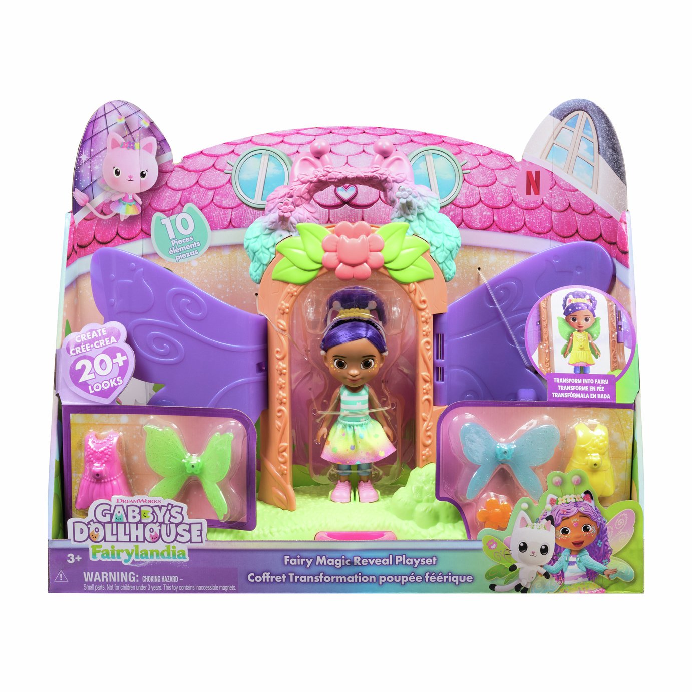 Gabby's Dollhouse Fairylandia Fashion Playset