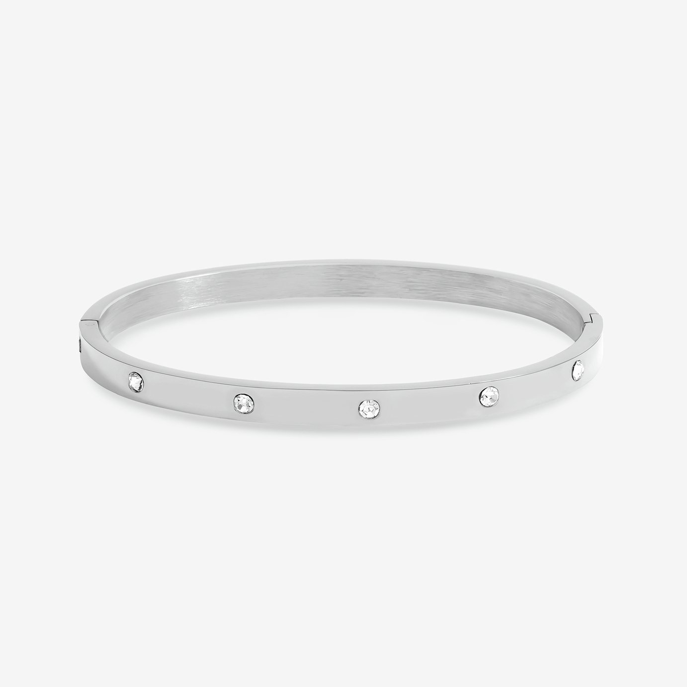 Jon Richard Silver Plated Crystal Bangle