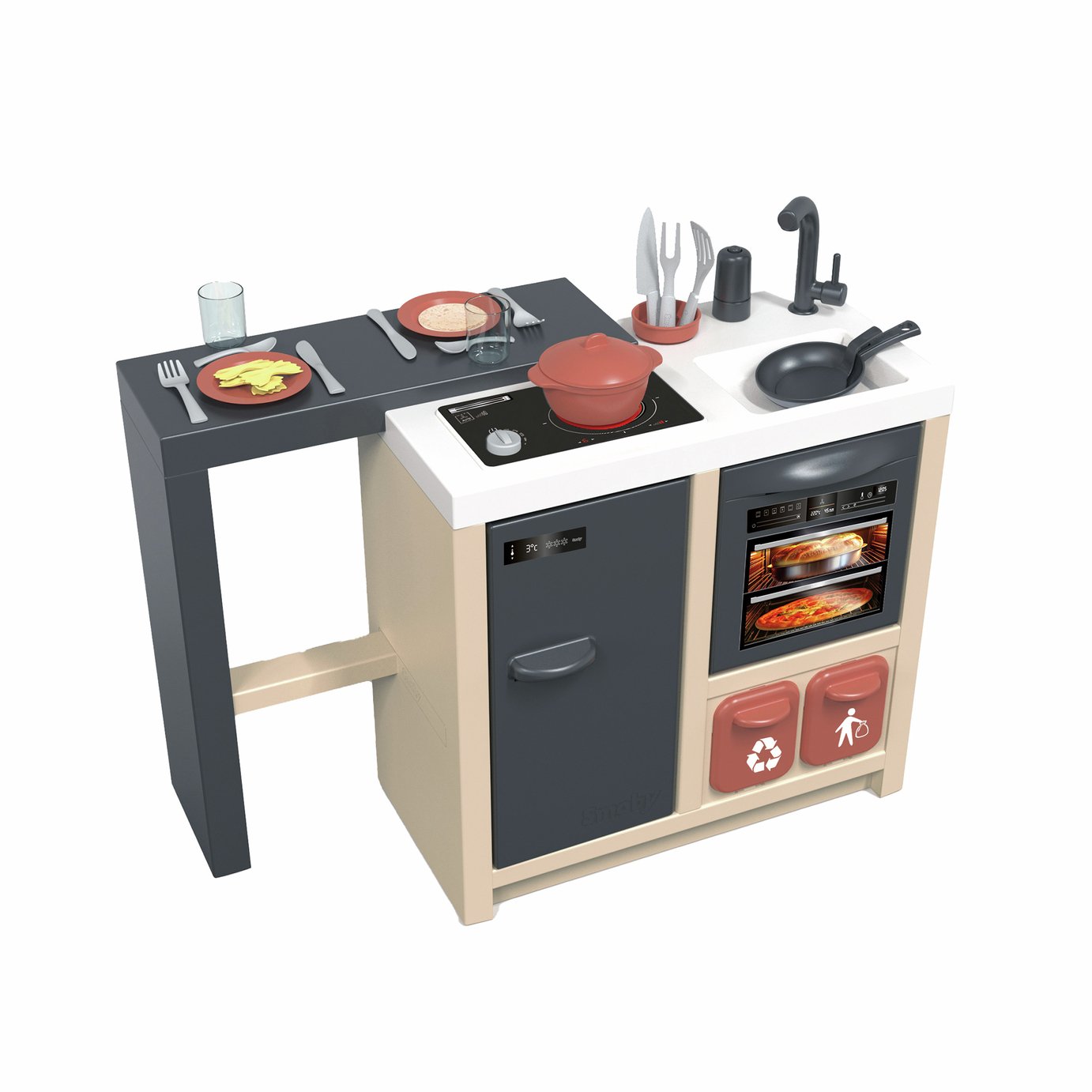Smoby Kitchen Island Roleplay Toys