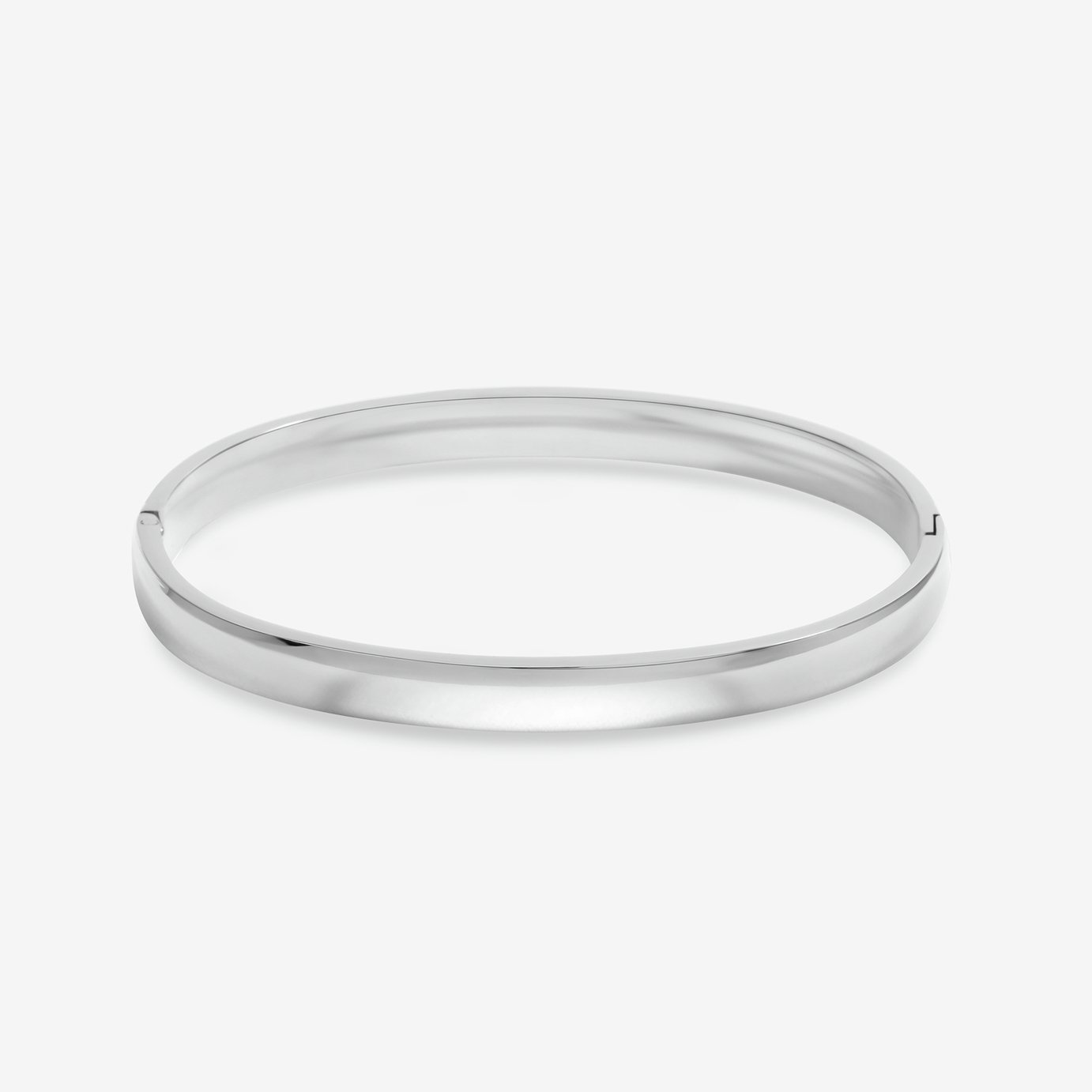 John Richard Waterproof Sterling Silver Plated Bangle