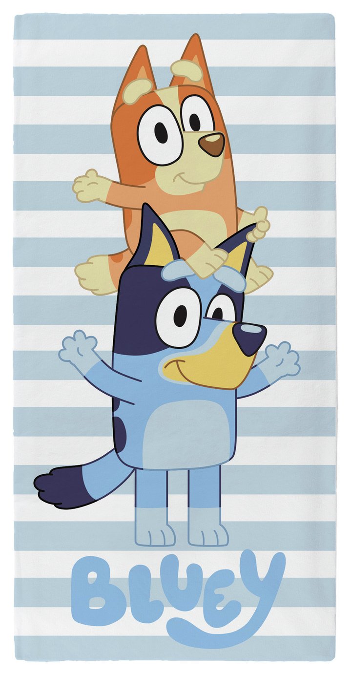 Bluey Piggyback Towel - Blue
